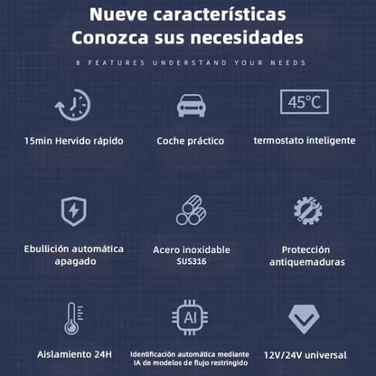 Termo Calefactor para Coche WarmX